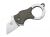 Fox Knives Mini-Ta Olive Drab Blasted Sleutelhanger zakmes