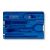 Victorinox SwissCard Classic Sapphire 10 functies transparant blauw