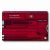 Victorinox SwissCard Classic Ruby 10 functies transparant rood